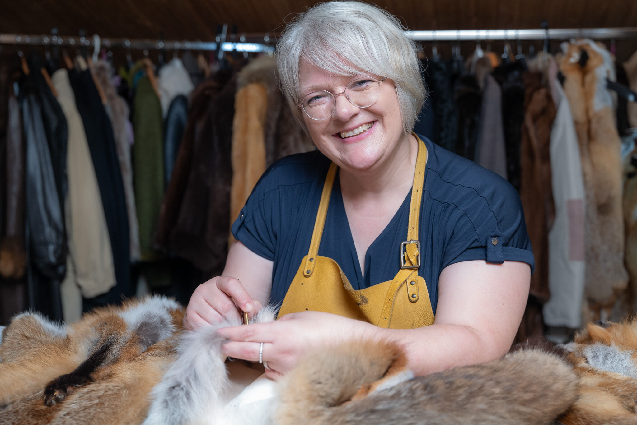 Anja Marquardt in ihrem Atelier