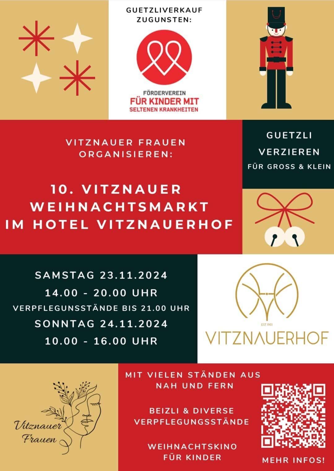 Plakat Vitznauerweihnachtsmarkt 2024